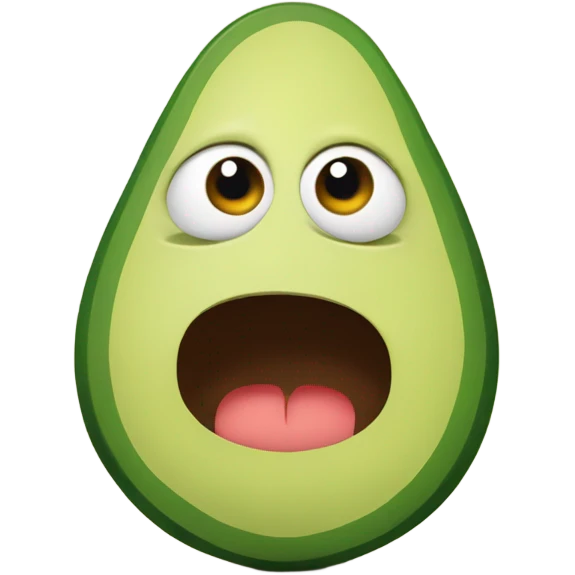 angry avocado  emoji