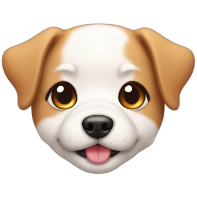 Kawaii dog emoji