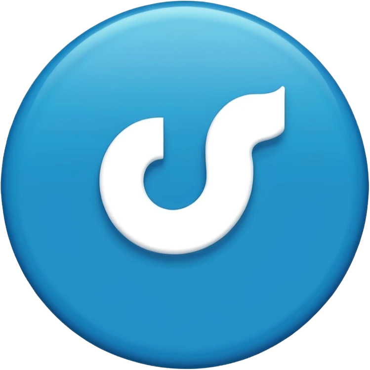 Make me an emoji thats looks like TikTok verified blue tick  emoji