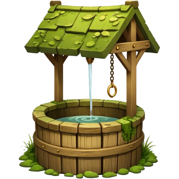 Wishing well emoji