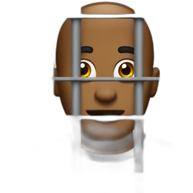BA behind jail bars emoji