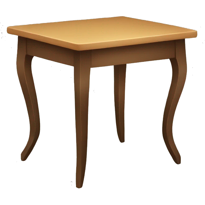 high simple table emoji