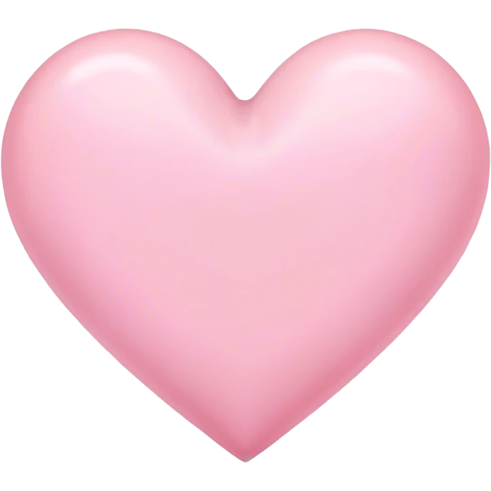 Cœur pastel rose emoji