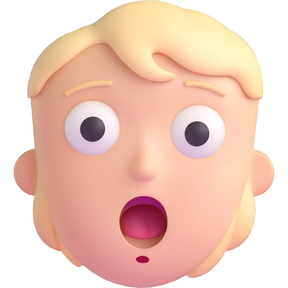 shocked pale face emoji