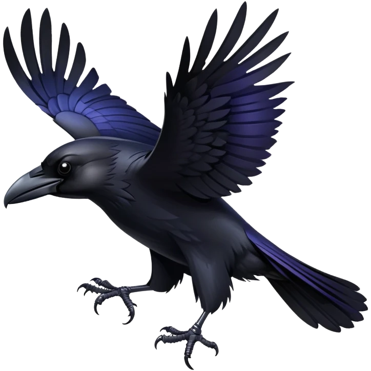 Raven love emoji