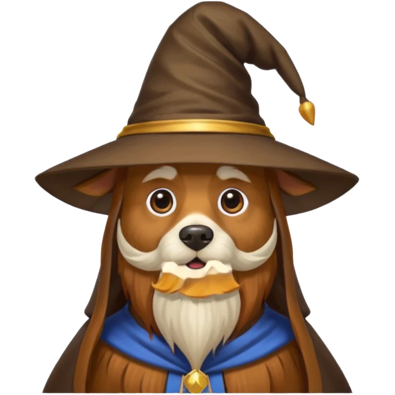 Dog wizard emoji