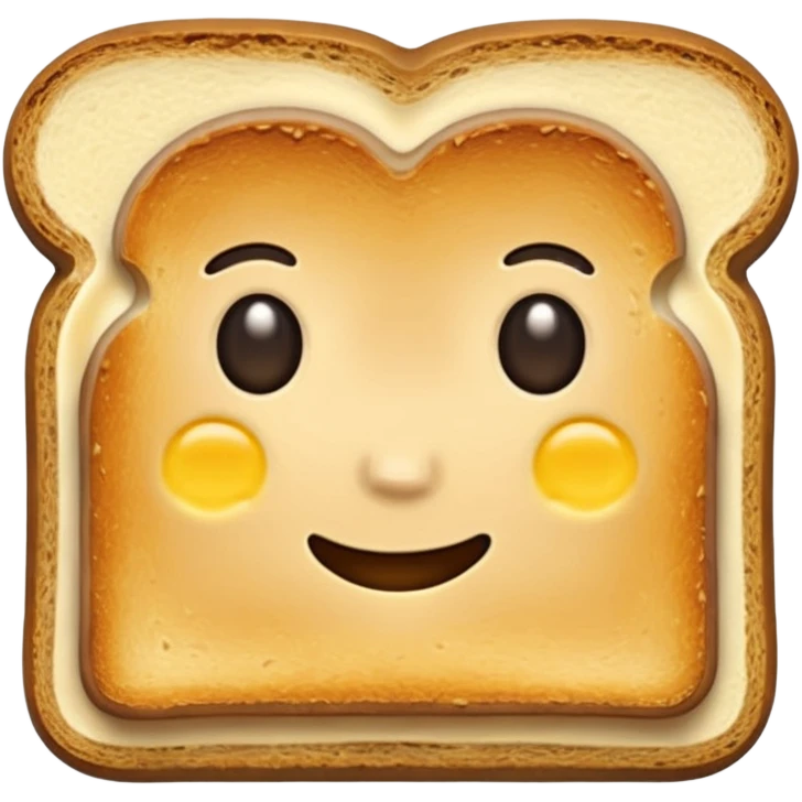 toast sans visage emoji