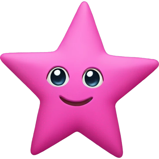 pink star   emoji
