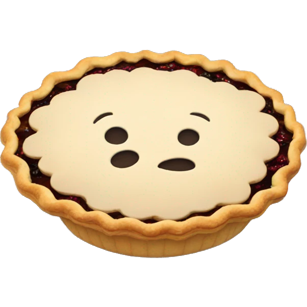 New Year's Pie emoji