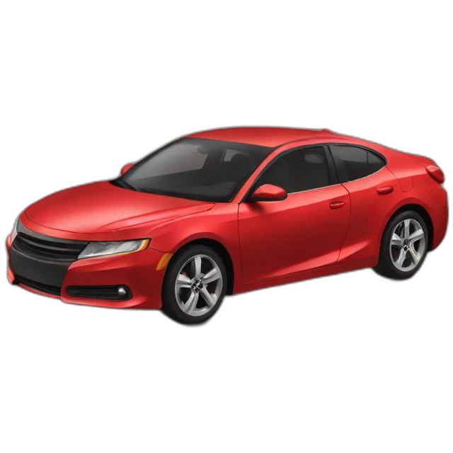 a car red color emoji