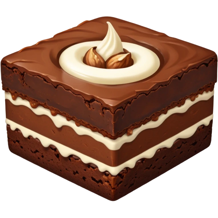 brownie chocolate con leche y avellana emoji