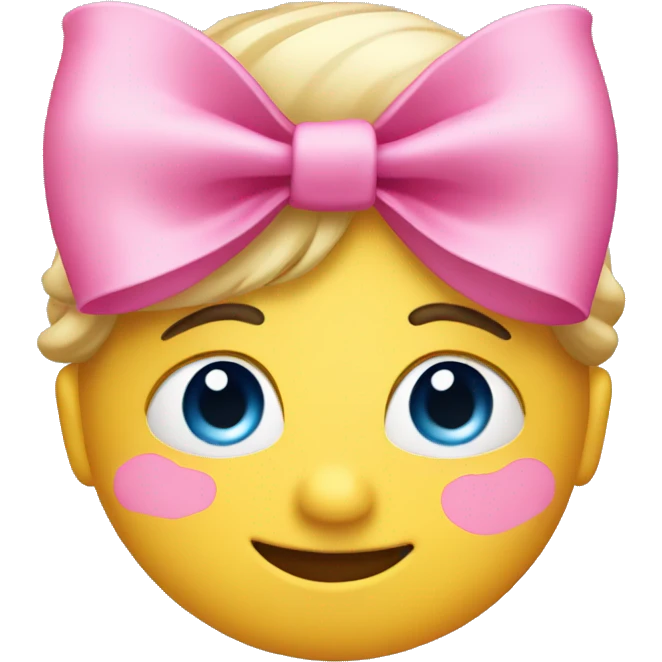 saluting emoji with a pink bow  emoji