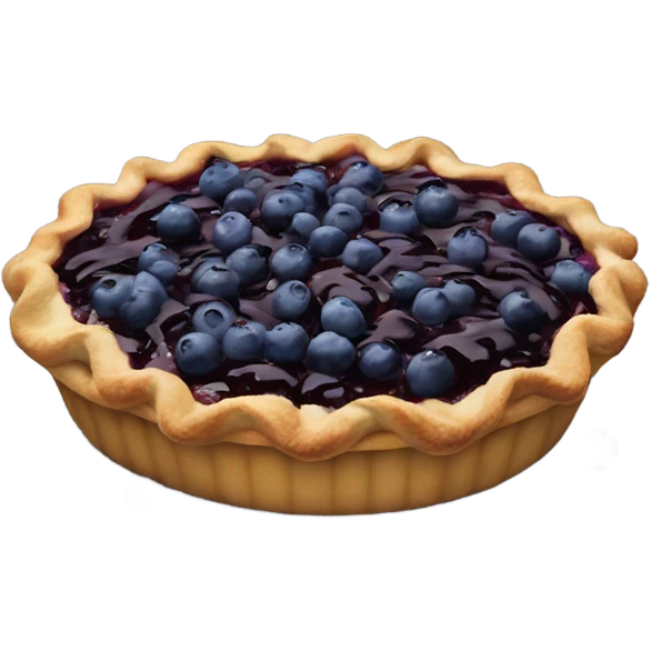 Blueberry pie  emoji