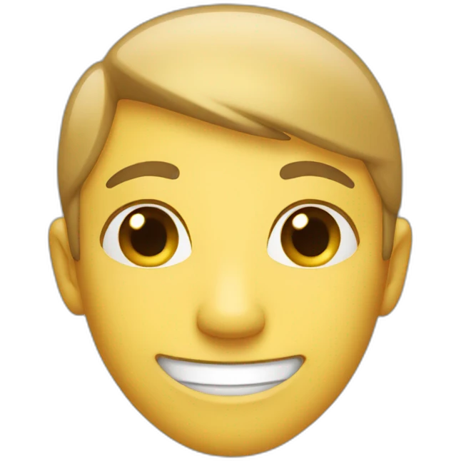 A shy smile emoji