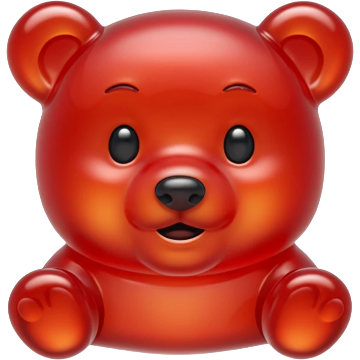 Red gummybear  emoji