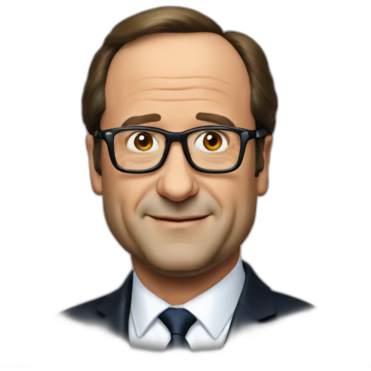 François Hollande bête emoji