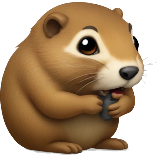 Gopher's a cheater emoji