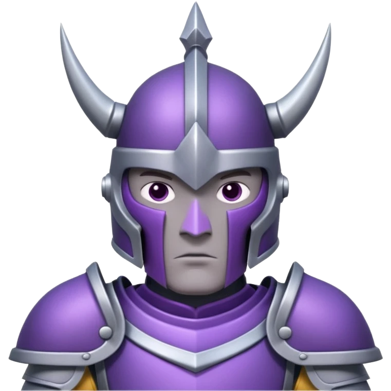 PURPLE AND BİG ARMOR PEKKA emoji