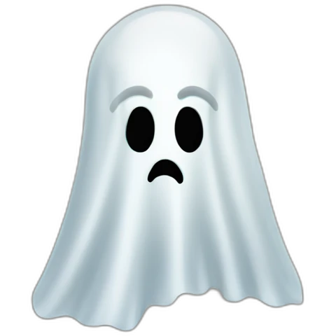 Ghost face emoji
