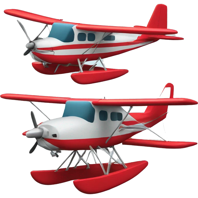 Seaplane red emoji