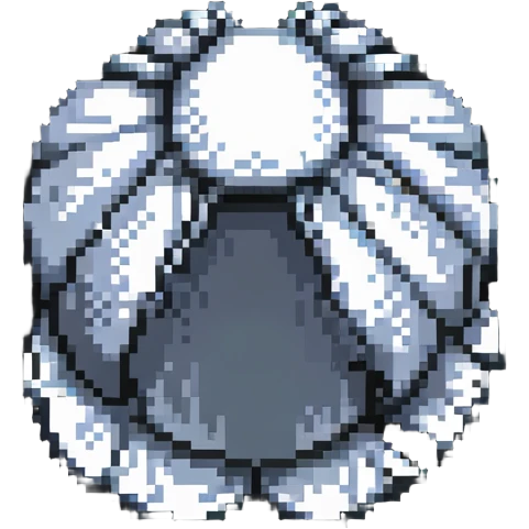 open clam shell with pearl emoji