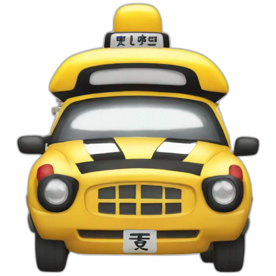 Hinomaru taxi  emoji