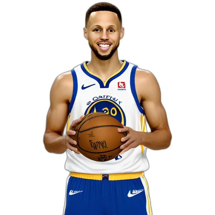 stephen curry with a goat emoji