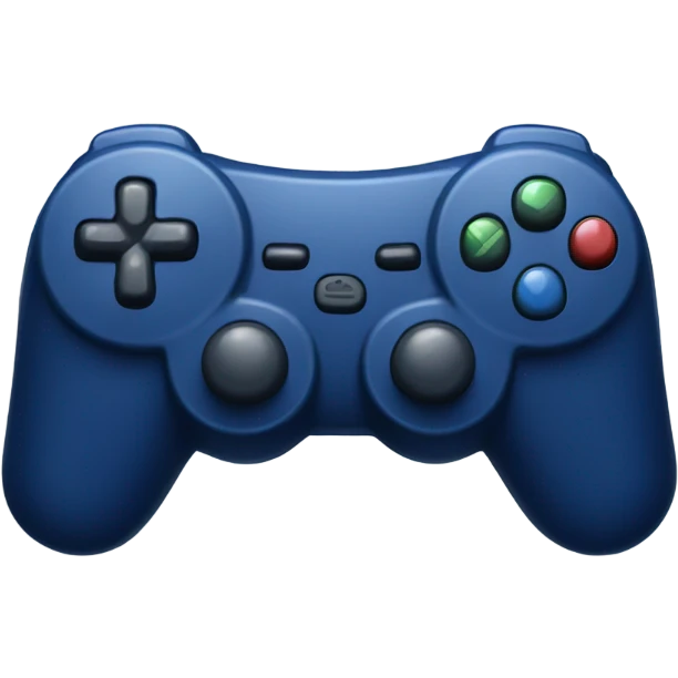 Navy blue game controller  emoji