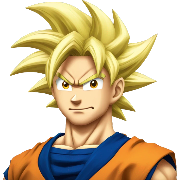 Songoku SSJ3 emoji