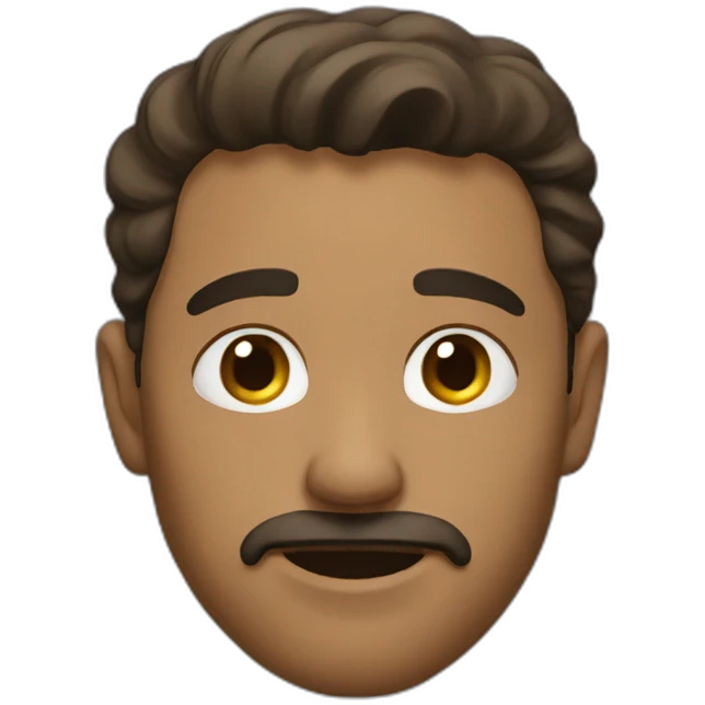 a man forget things emoji