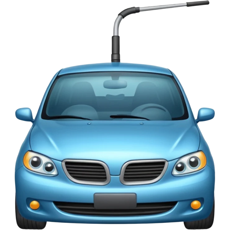 front of a car with a windshield wiper emoji