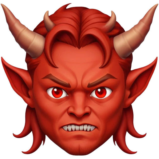 Leonardo DiCaprio as devil with horns emoji