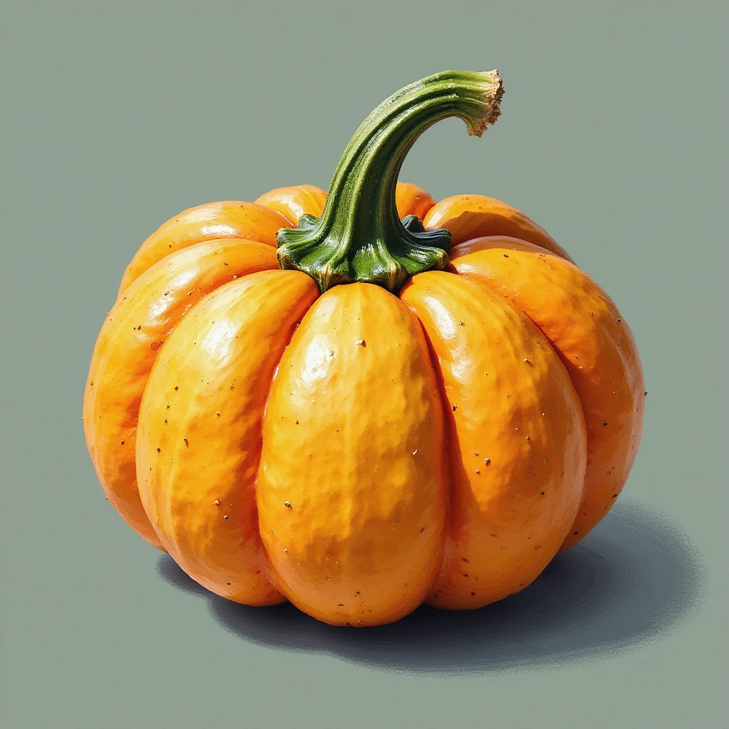 realistic summer squash with vibrant colors emoji