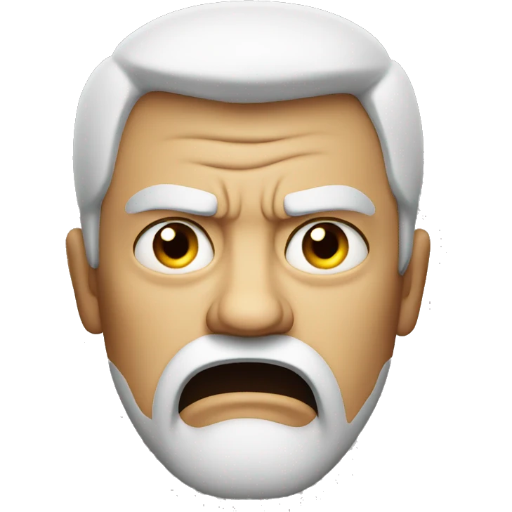 Angry man emoji