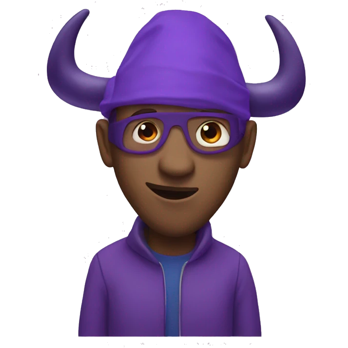 Purple red bull emoji