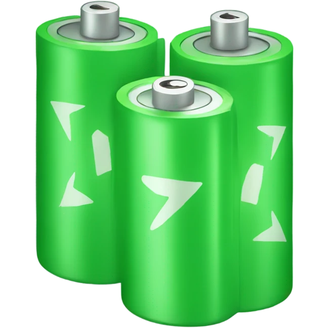 Emoji Green battery  emoji