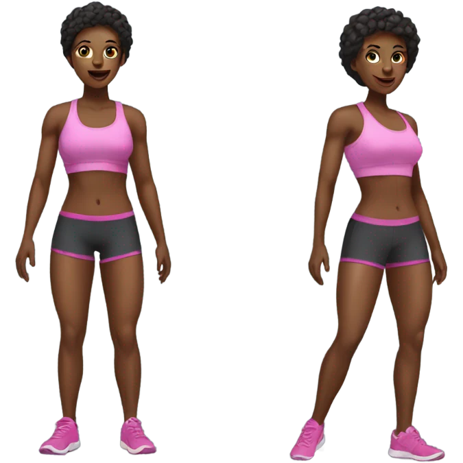 Fitness ladies emoji