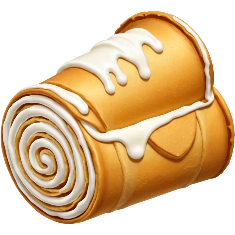 cornet roulé à la creme tcheque emoji