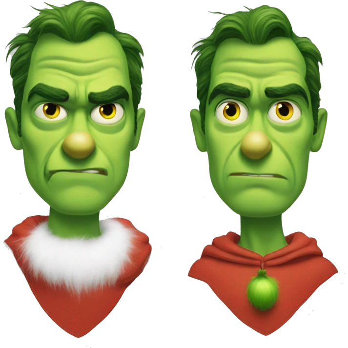 henry cavill as grinch emoji