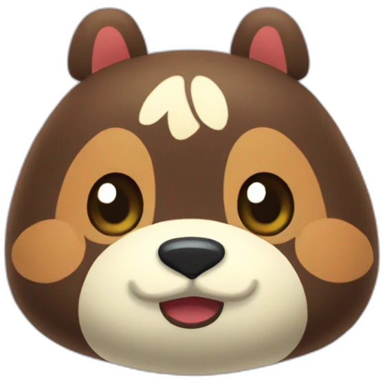 Animal crossing saying bonjour emoji