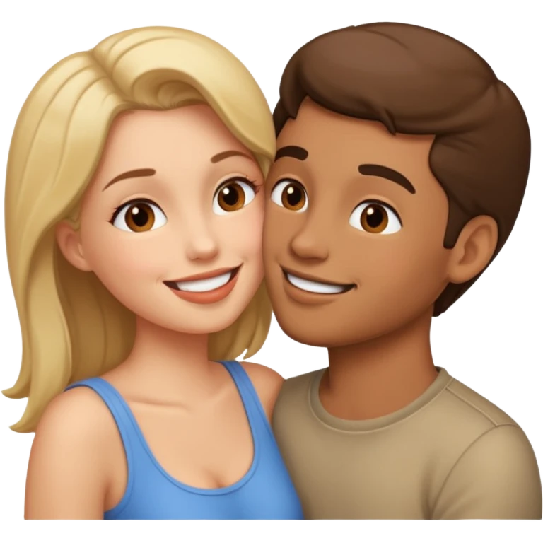 Lip kiss  bf gf emoji