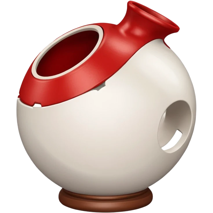 broken vase because of the ball emoji