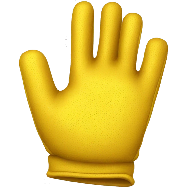 yellow glove emoji
