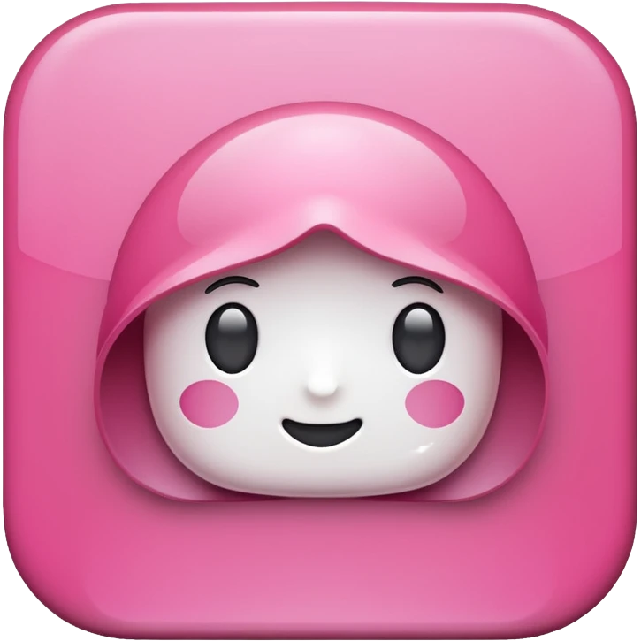 pink google play store emoji