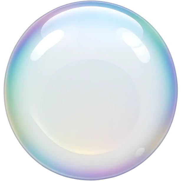 white soap bubbles emoji