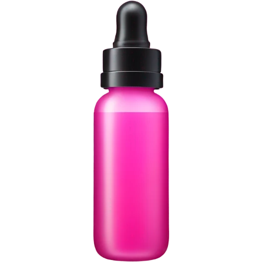 Pink serum bottle emoji