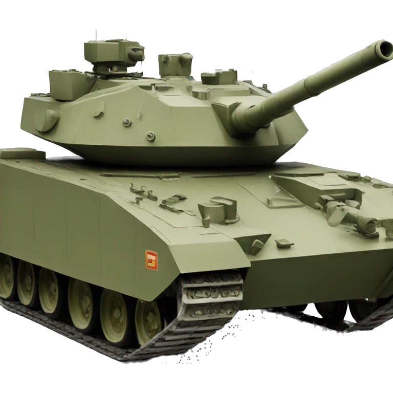 Military tank emoji
