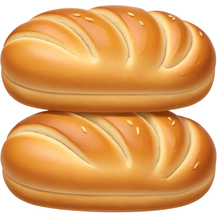 two or three soft golden-brown milk rolls with smooth slightly shiny surface and faint scoring on top, gently oval plump fluffy appearance, slightly toasted edges, no basket butter or extras, soft lighting, subtle shadows, emoji scale emoji