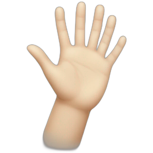 giving hand emoji
