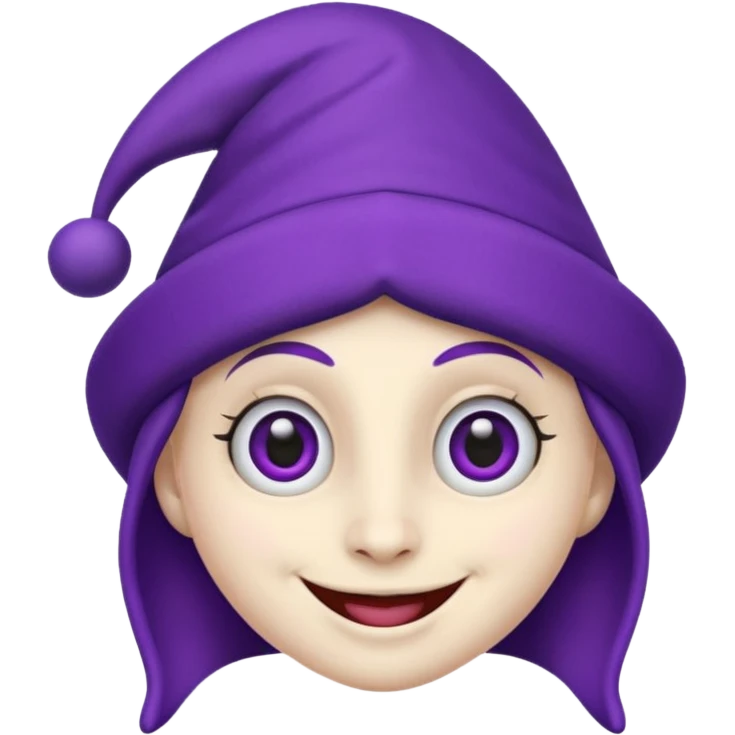 an Emoij for the character pomni from The amazing digital circus emoji
